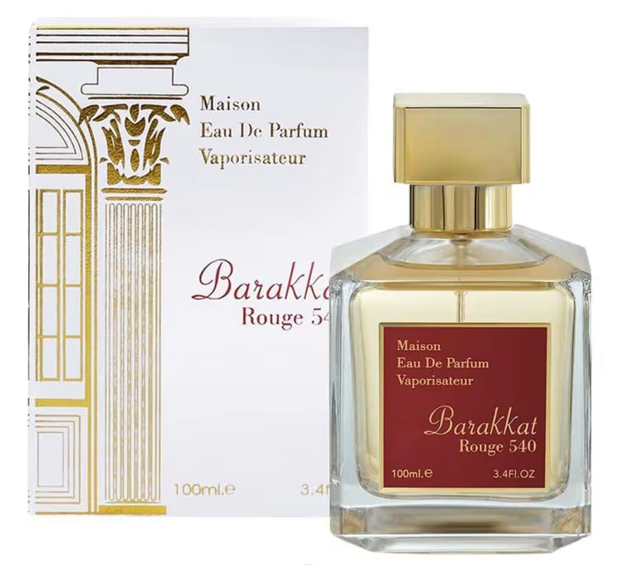 FRAGRANCE WORLD BARAKKAT ROUGE 540 100ML EDP