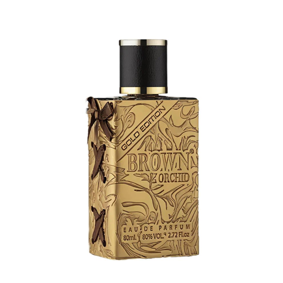 FRAGRANCE WORLD BROWN ORCHID GOLD EDITION EDP WITH DEO SPRAY 80ML - Loon Traders